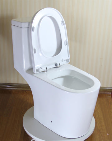 Upflush Toilet For Basement 600W Macerating System Dual Flush 1725 ADA Comfort Soft Close Seat 3 Water Inlets White