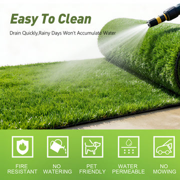 Realistic Artificial Grass Synthetic Turf 3 FT x5 FT for Indoor and Outdoor Use