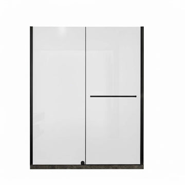 60" x 72" Adjustable Sliding Shower Door with 1/4" Tempered Glass