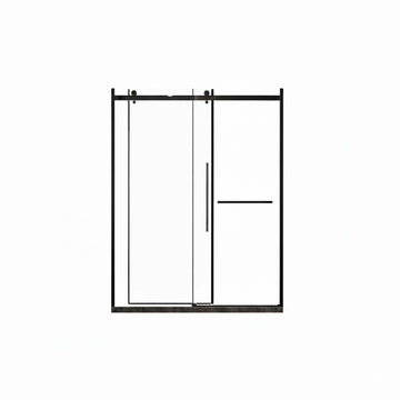 60" x 72" Adjustable Sliding Shower Door with 1/4" Tempered Glass