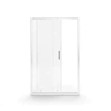 48" x 72" Adjustable Sliding Shower Door with Tempered Safety Glass