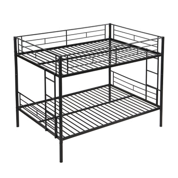 Full Over Full Metal Bunk Bed – No Box Spring Needed, Easy Assembly