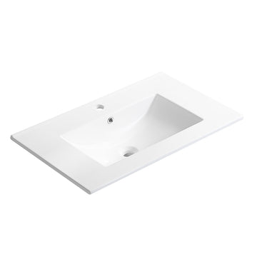 36" Bathroom Vanity Ceramic Sink