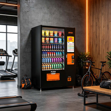 Commercial Snack and Drink Vending Machine 21 Inch Touchscreen for Office University Hospital