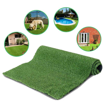 3FT x 16FT Premium Artificial Turf with Rubber Backing for Indoor Outdoor Pet Area