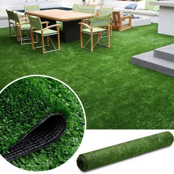 6FT x 10FT Premium Artificial Turf with Rubber Backing for Indoor Outdoor Pet Area