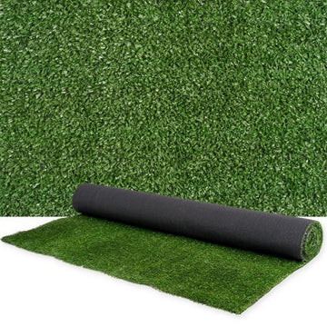 5FT x 10FT Premium Fake Grass Mat with Rubber Backing for Indoor Outdoor Pet Use