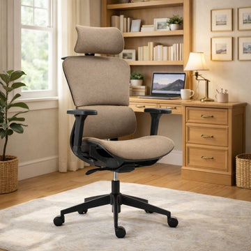 High Back Ergonomic Mesh Adjustable Office Chair Brown