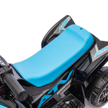 6V Kids Ride On ATV - Off-Road Quad Anti-Slip Wheels RWD Ergonomic Seat Toddlers 3-5