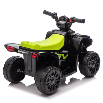 6V Kids Ride On ATV - Off-Road Quad Anti-Slip Wheels RWD Ergonomic Seat Toddlers 3-5