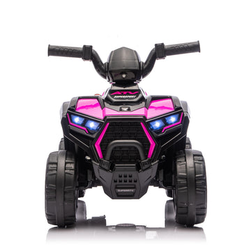 6V Kids Ride On ATV - Off-Road Quad Anti-Slip Wheels RWD Ergonomic Seat Toddlers 3-5