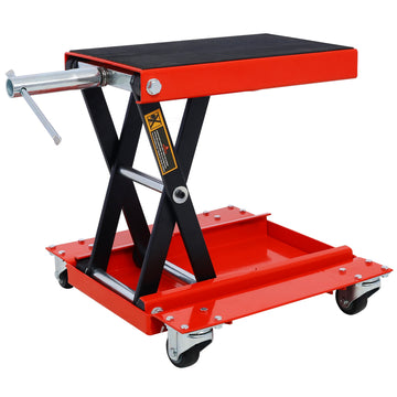 1100 Lbs ATV Motorcycle Jack Lifts with Scissor Lift Wide Deck