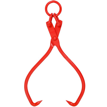 25 in. Red Steel Wood Lifting Clamp with Ring Sliding Pliers