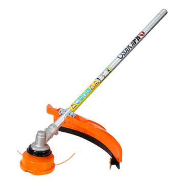6 Piece Multifunctional 56CC Two Stroke Garden Tool Set with Petrol Pole Saw Trimmer Lawn Mower