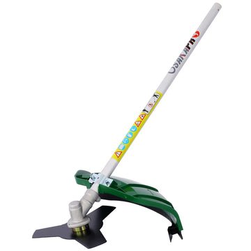 7 Piece Multifunctional 31CC Four Stroke Garden Tool Set with Petrol Pole Saw Trimmer Lawn Mower
