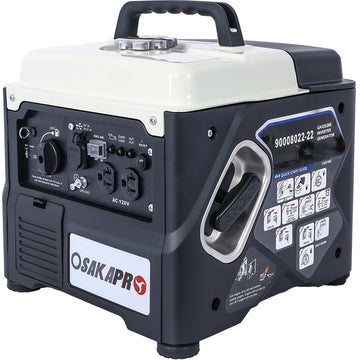 1200 Watt Gas Powered Ultra Silent Outdoor Portable Inverter Generator for Home Backup and Camping