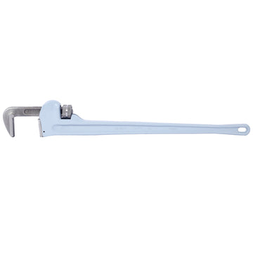 48 in. Aluminum Straight Heavy Duty Pipe Wrench with Hangable Design for Water Pipes and Automotive Repairs