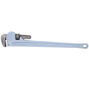 36 in. Aluminum Straight Heavy Duty Pipe Wrench with Hangable Design for Water Pipes and Automotive Repairs