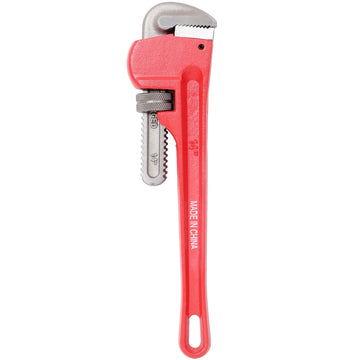 3Pcs 14&18&24 in. Straight Heavy Duty Adjustable Red Steel Pipe Wrench Sets