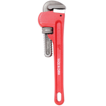 4Pcs 8&10&14&24 in. Straight Heavy Duty Adjustable Red Steel Pipe Wrench Sets