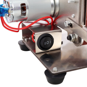 96W Electric Small Bench Grinder Kit 7 Speed Adjustable Power Polisher DIY Polishing Grinding Tools