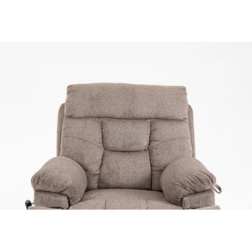 Old Age Electric Lift Chair Flat High Density Foam Electric Sofa With Heating And Massage Functions Can Tilt To 180 Degrees 2 Pocket Cup Holders 2 Remote Controls Dual OKIN Motors