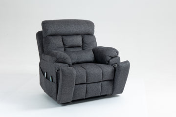 Old Age Electric Lift Chair Flat High Density Foam Electric Sofa With Heating And Massage Functions Can Tilt To 180 Degrees 2 Pocket Cup Holders 2 Remote Controls 4 OKIN Motors
