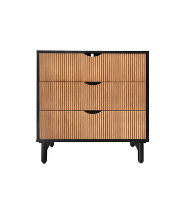 3 Drawer Storage Cabinet Wooden Dressers Chest of Drawers Entryway Cabinet Sideboard Cabinet for Living Room Hallway