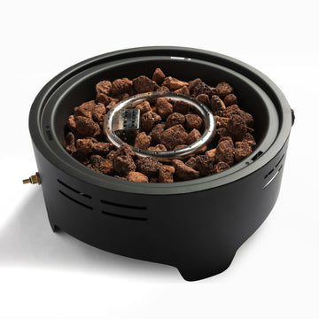 Tabletop Portable Propane Fire Pit with Lid 40000 BTU