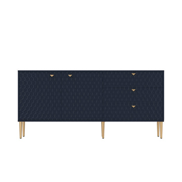 Boyel Living 60 Mid century Modern 3 Drawer, 2 Door Sideboard