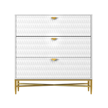 3 - Drawer Wood Nightstand