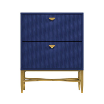 2 - Drawer Wood Nightstand