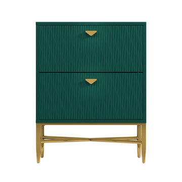 2 - Drawer Wood Nightstand