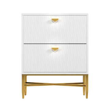 2 - Drawer Wood Nightstand