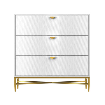3 - Drawer Wood Nightstand