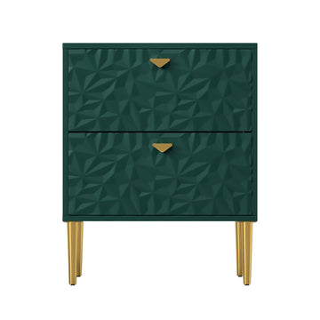 2 - Drawer Wood Nightstand