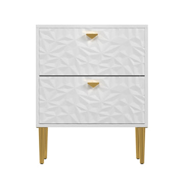 2 - Drawer Wood Nightstand