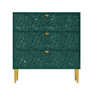 3 - Drawer Wood Nightstand