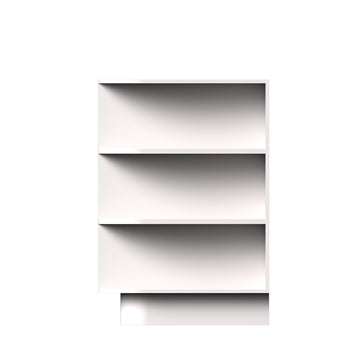 9-in W x 34.5-in H x 24-in D White Shaker Ready-to-Assemble Kitchen Base End Shelf Cabinet
