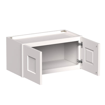 Short Wall Cabinet in White 24-in W x 12-in H x 12-in D