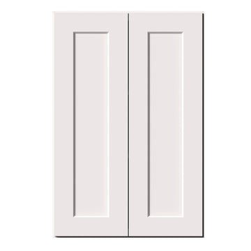 24-in W x 36-in H x 12-in D White Shaker Ready-to-Assemble Kitchen Wall Cabinet with Soft-Close Hardware
