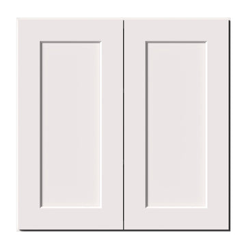 30-in W x 30-in H x 12-in D White Shaker Ready-to-Assemble Kitchen Wall Cabinet with Soft-Close Hardware