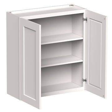 33-in W x 36-in H x 12-in D White Shaker Ready-to-Assemble Kitchen Wall Cabinet with Soft-Close Hardware