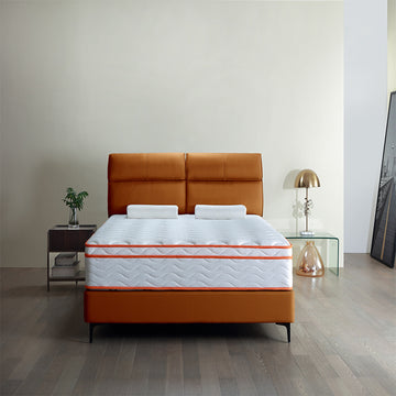 Queen Mattress 10 Inch Hybrid Mattress in a Box Memory Foam and Pocket Springs Fiberglass Free Soft and Breathable Medium Firm Feel