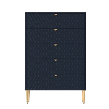 Boyel Living 31.5 inches W 5-Drawer Storage Cabinet Dresser & Chest