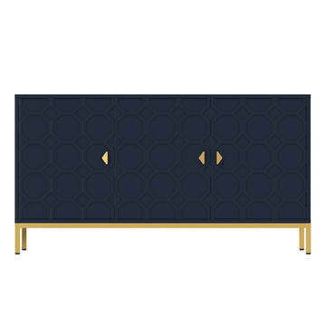 Freestanding Storage Cabinet 3-Door Accent Cabinet