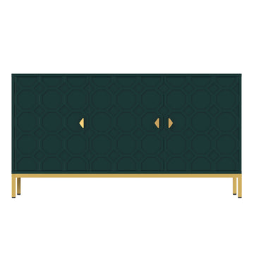 Freestanding Storage Cabinet 3-Door Accent Cabinet