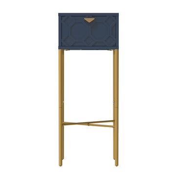 High Gloss Storage Corner Table