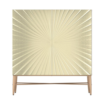 Modern Wood Storage 2 Door Accent Cabinet