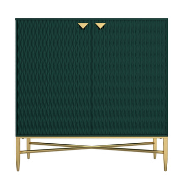 2 Door Locker Accent Cabinet